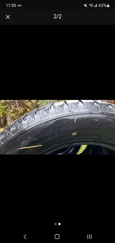 Four tires Winters 225/60/17 $150 for the set Bridgestone blizzaks Good tread