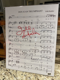 The Phantom Of The Opera Autographed Music Sheet