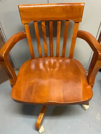 Solid Wood Bankers Chair, View more