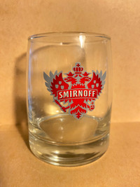 Alcohol branded glass - Smirnoff