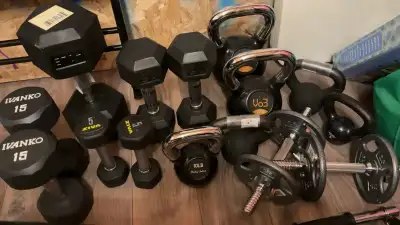 Hex Dumbbells/Kettlebells/Weights, View more