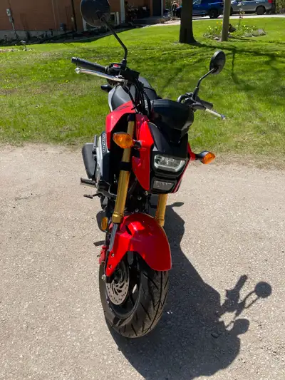 2019 Red Honda Grom ABS (All Stock parts) Sold As Is - lightly used, low kilometres Great in town bi...