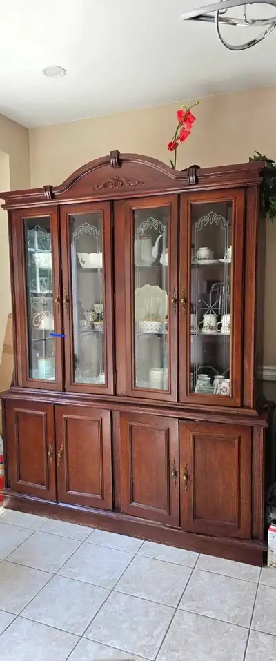 Solid Wood Dining Hutch & China Cabinet – Beauti, View more