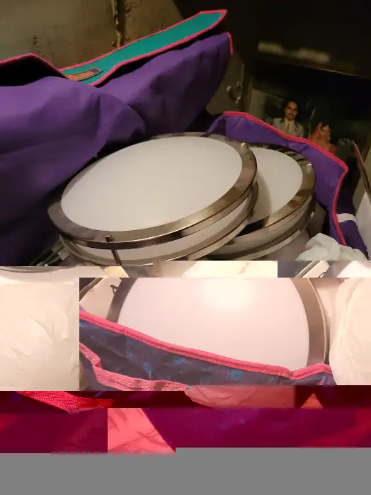 Brand New LED Flush Mount Ceiling Light - in Brushed Nickel in Indoor Lighting & Fans in Mississauga / Peel Region - Image 3