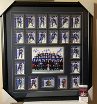 1967 Toronto Maple Leafs Stanley Cup Champs Framed 3 Autographs