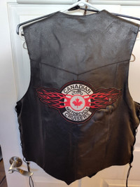 Leather vest