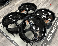 18" Gloss Black Wheels 5x114.3 (Advan GT Style)