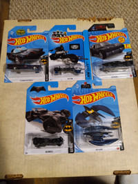 Hot Wheels Batman Various 1:64 Vehicles Lot of 5 Perfect