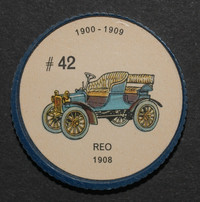 Jeton jello #42 / jello token / voiture / Reo 1908