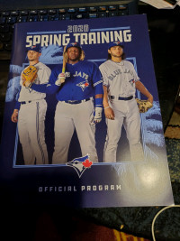Toronto Blue Jay's 2020 Spring Training Official Program 