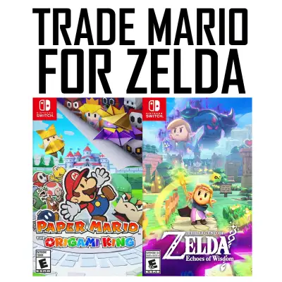 ⏩⏩TRADE Paper Mario for Zelda⏩⏩, View more