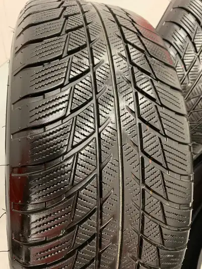 set of four Bridgestone Blizzak LM001 tires available. They are high profile RSC Run Flat (RFT) tire...