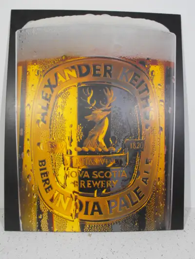 Mancave Collectibles - Super nice Alexander Keith's beer sign. An excellent addition for your mancav...