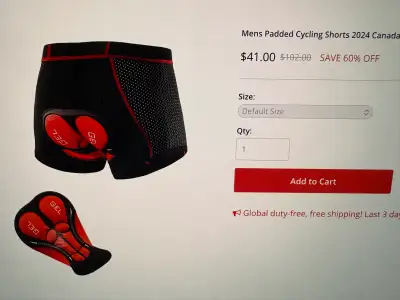 Cycling shorts , View more