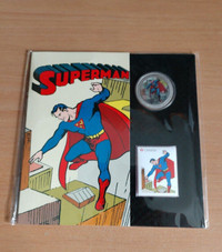 Pièce de monnaie 2013 Superman Lenticular 50ct Coin & Stamp Set