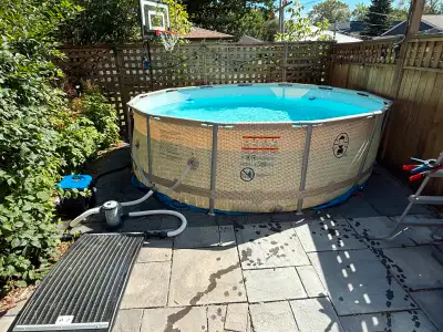 Above Ground Pool Heating System - Heat Pump, Flow Pump, & Solar, View more