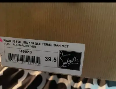 Christian Louboutin Glitter Pigalle Follies / Ruban Met, View more