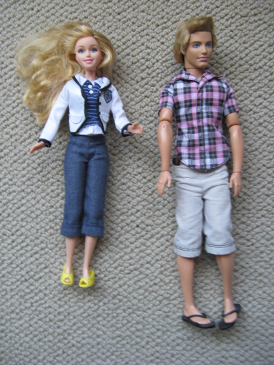 Barbie and Ken dolls, View more