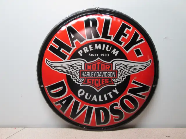 Harley Davidson Motor Cycle Plaques. ( REPRODUCTIONs ) in Motorcycle Parts & Accessories in Hamilton - Image 7
