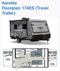 2015 Dutchman Aerolite hybrid trailer 