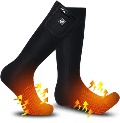 BNIB Heated Socks Men Women 7.4V 2200mah Electric Size S or XL, View more
