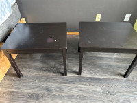 End tables with 4 kids chairs 