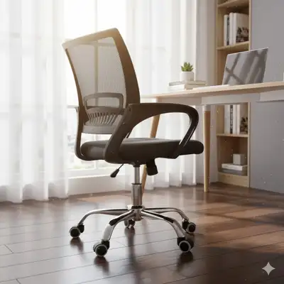 Ergonomic Mesh Office Chair with Lumbar Support and Adjustable H, View more