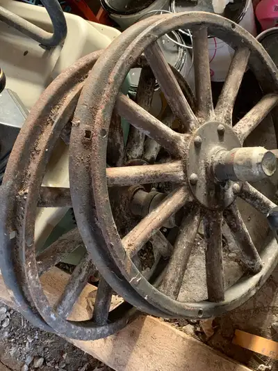 yard sale, antiques, brass, rims,, View more