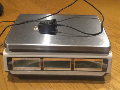 Bromech Computing Scale for sale. Used in a Country Fruit Market/Bakery-Business closed. It is about...