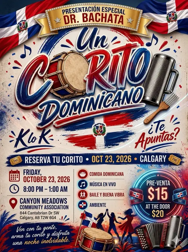 Un Corito Dominicano Event Ticket