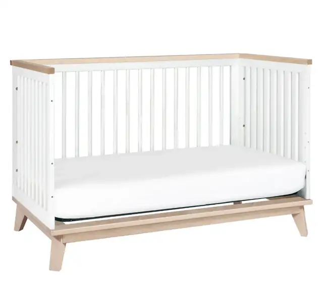 Babyletto Convertible Crib, Toddler Bed, Day Bed with Mattress in Cribs in Barrie - Image 4