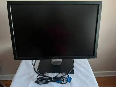 Purchased new. Used rarely since have two more monitors for everyday use. Selling in the original bo...
