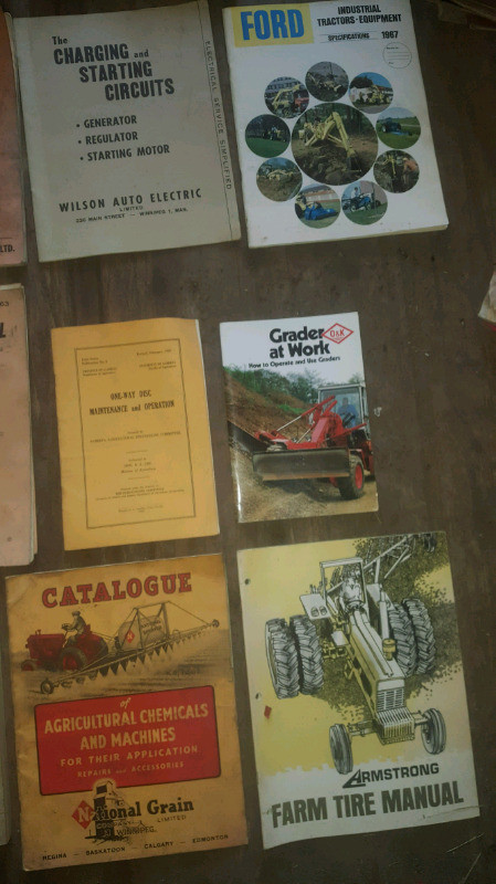 Qty of Farm Industrial Tractor & Equipment Manuals for sale  