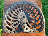 $240 for this Vintage Cast Iron Massey Toronto Tractor Seat