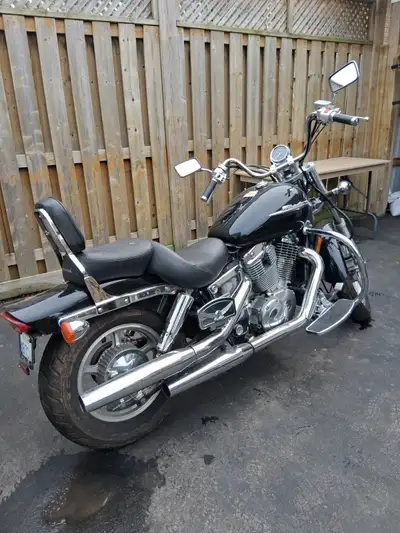 I have a 2005 honda shadow 1100 with low km on it, excellent condition. For sale Asking $3500 or wil...