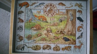 Vintage -- Beautiful "Animal Eye Spy" Puzzle -- Yorkton