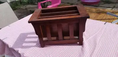 Wooden Magazine Rack, View more