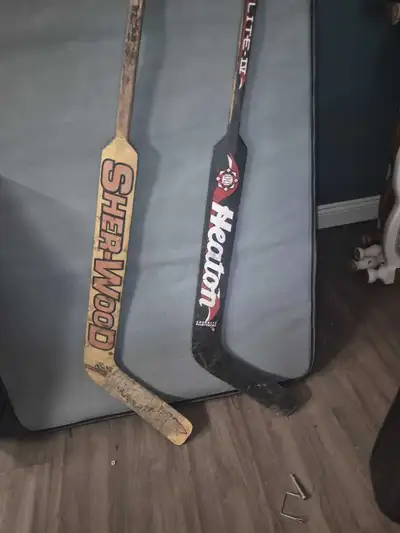 Vintage goalie sticks 400 to 1000 a piece, View more