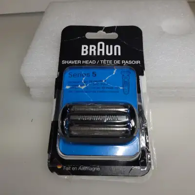 Braun Series 5 Electric Shaver Replacement Head, Easily Attach Your Shaver Head for a shave as effic...