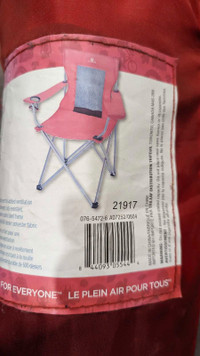 Folding camping chair 