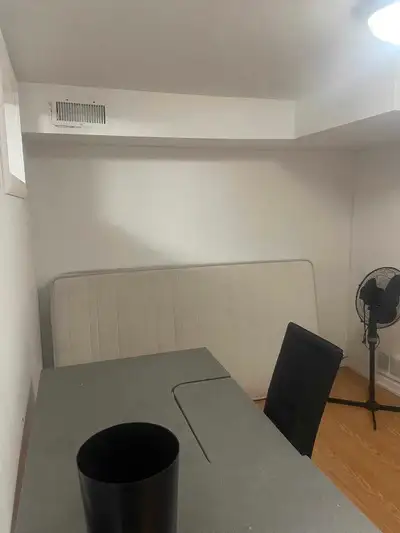 Basement room for rent with shared bathroom and kitchen