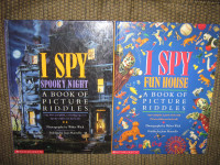 I SPY SPOOKY NIGHT AND FUN HOUSE BOOK LOT