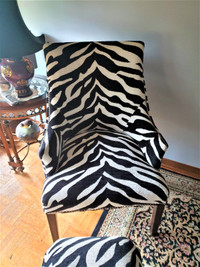 Zebra Armchair - Foot Stool & Bench