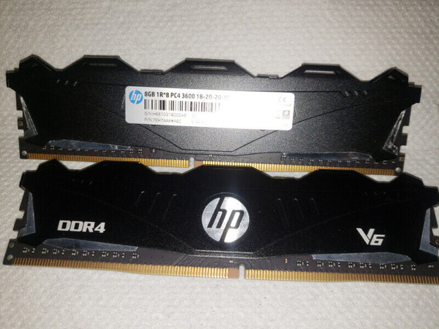 2x8gb ddr4 3600 in Other in Vernon