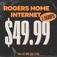 ROGERS INTERNET | 1.5 GBPS in $49.99 | home internet