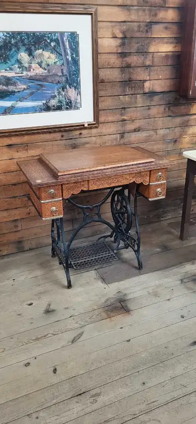 Vintage Raymond Sewing Table, View more