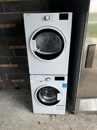 24” wide Bloomberg front load washer and dryer 1 year old