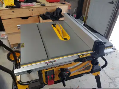 DEWALT 15 amp 10-inch Portable Table Saw with Rolling Stand, View more