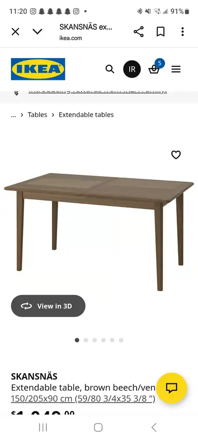 Dining Table, View more