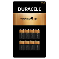 Batterie  9V paquet de 8/ battery 9V Duracell